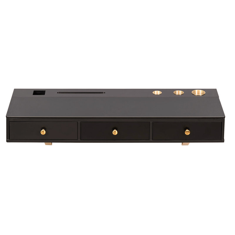 47" Floating Shelf with Drawer, Multi-Purpose Wall-Mounted Vanity Table, Mounted Desk, Floating Table