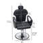 Fauteuil de coiffeur pour coiffeur Barber, rotation à 360 degrés-1566949033