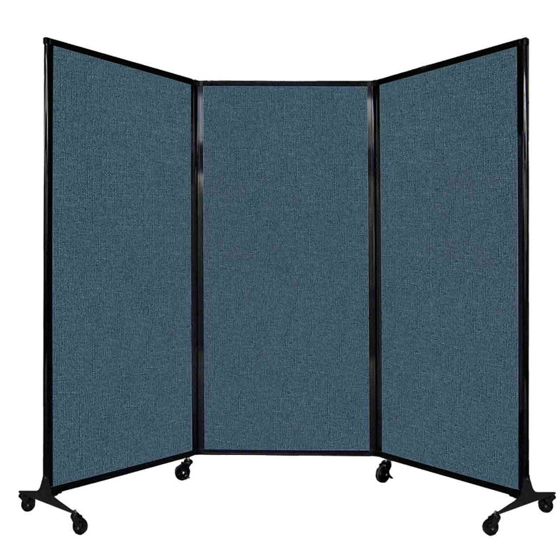 Cloison portable QuickWall, Caraïbes, 70"H x 100"L