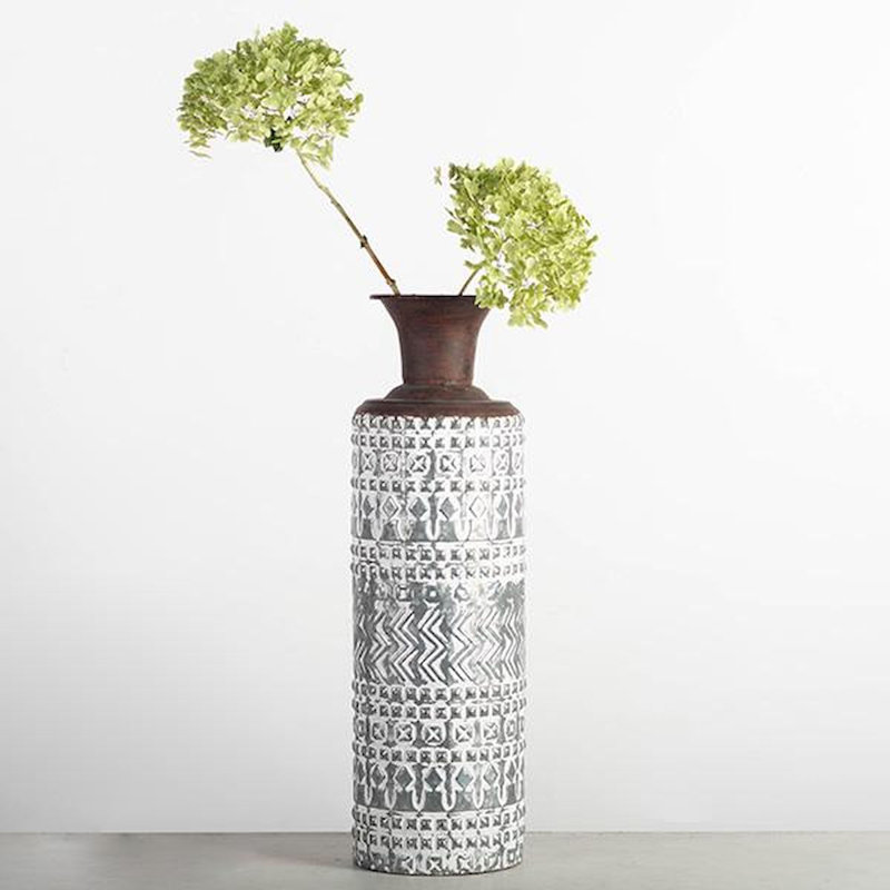Metal Table Vase