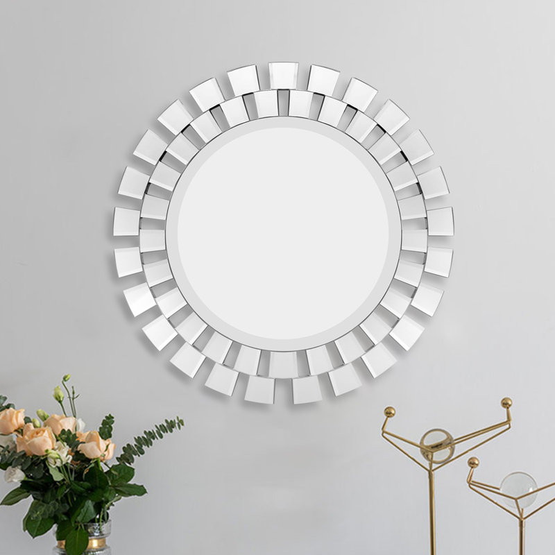 Miroir mural sans cadre Dobie, 23,62 po x 23,62 po
