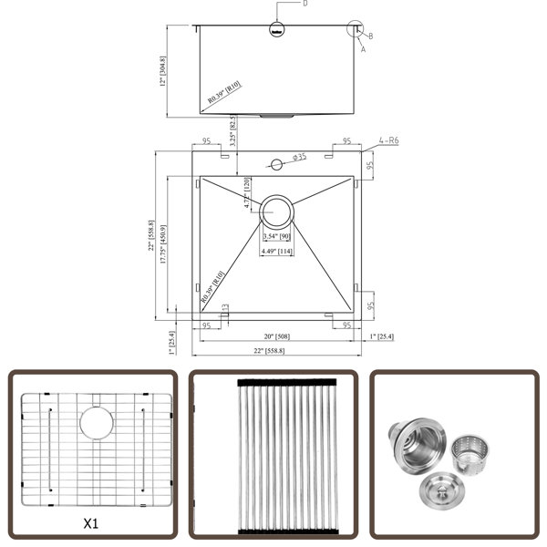 Dimensions du produit