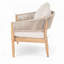 Fauteuil club d'extérieur en bois d'acacia-786440851