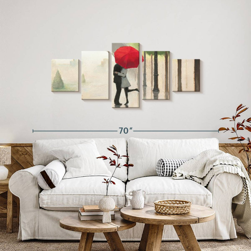 Paris Romance I, 24" H x 55" W