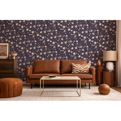 Rouleau de papier peint à motif floral nomade L 10 pi x l 24 po Nomad