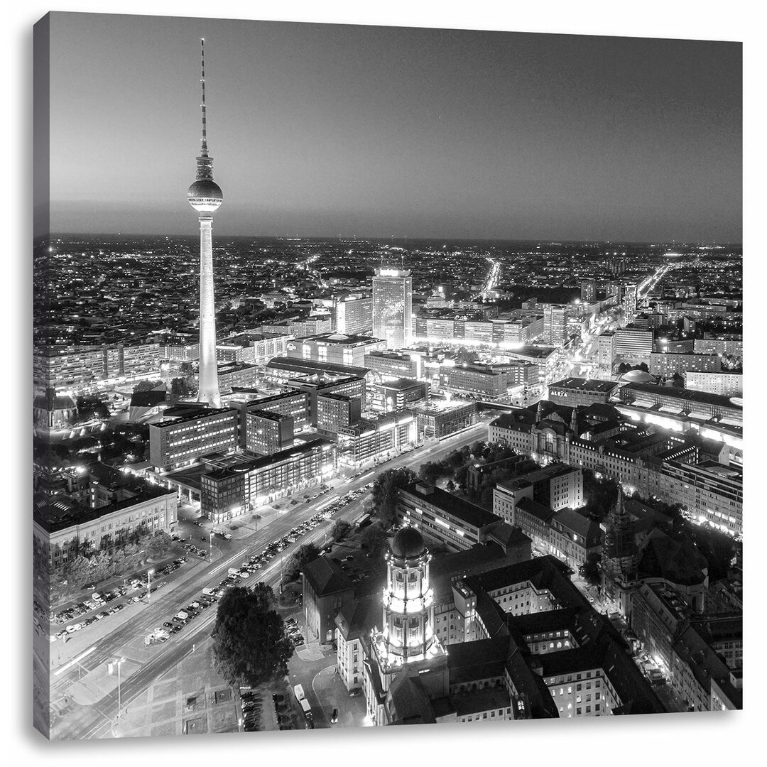 Leinwandbild Berlin City Panorama