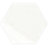 Iona Mist Hexagon 8 in. x 9 in. Polished Marble Floor and Wall Tile