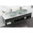 Blue Abs Lavatory Sink Basin - 24"X14" Oval, Above Counter Installation, , Fade-, Fast Water Drain Modern Oval Bathroom Vessel Abs, Scratch-, Impact-, Surface, Drainage