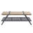 Oak & Sandy Gray Finish Coffee Table
