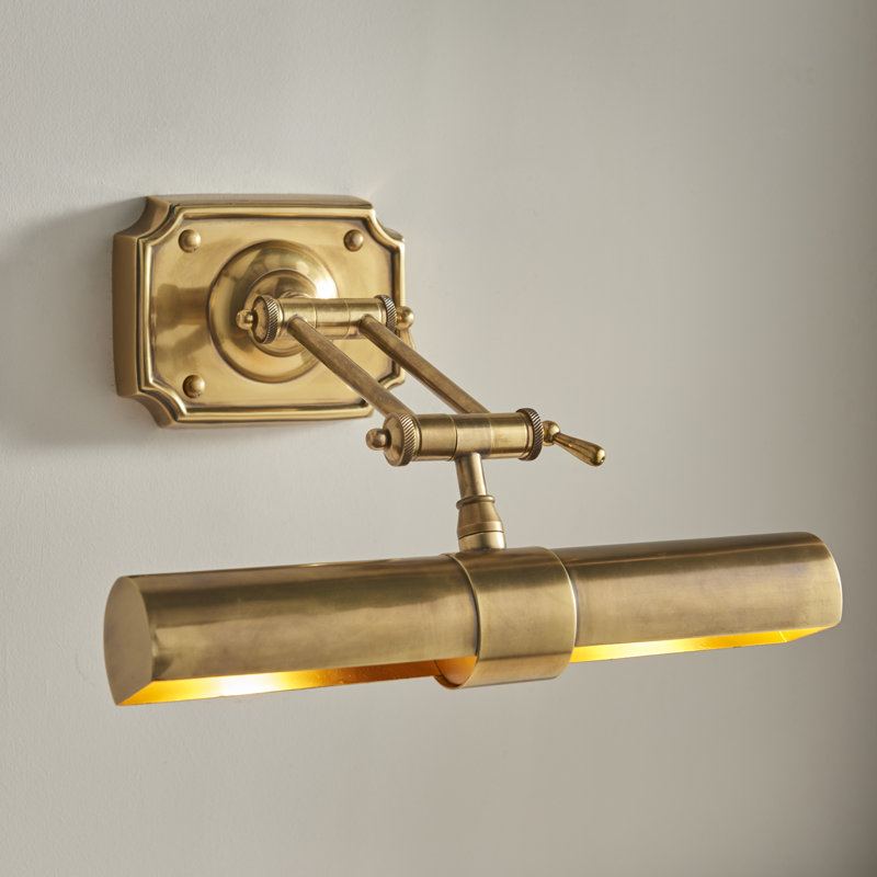 Bailey 2 -Light Hardwired Dimmable Wall Mounted Picture Light, 25" H x 35.5" W x 35" D