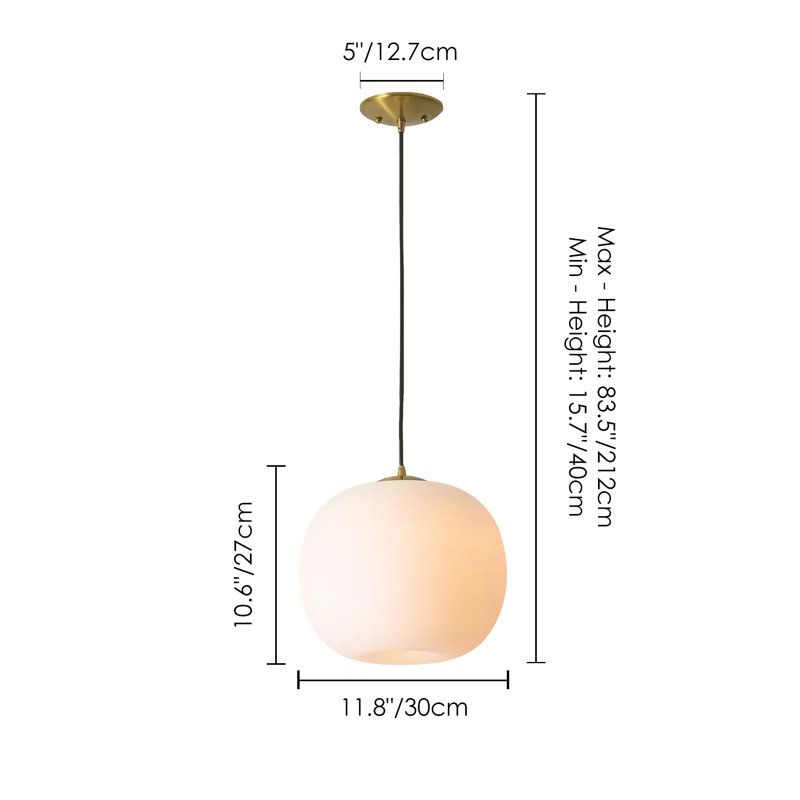  Menchaca - Light Single LED Pendant Light