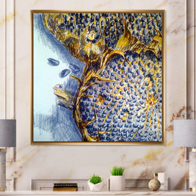 Sunflower Seeds Sunflowers - Print on Canvas