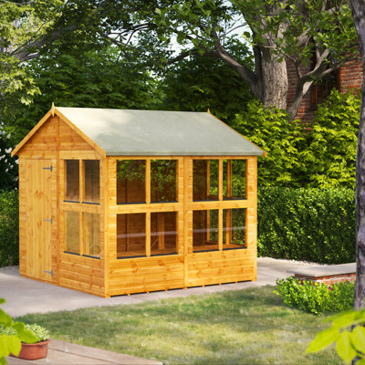 Powersheds 8 x 8ft Timber Tongue & Groove Potting Shed