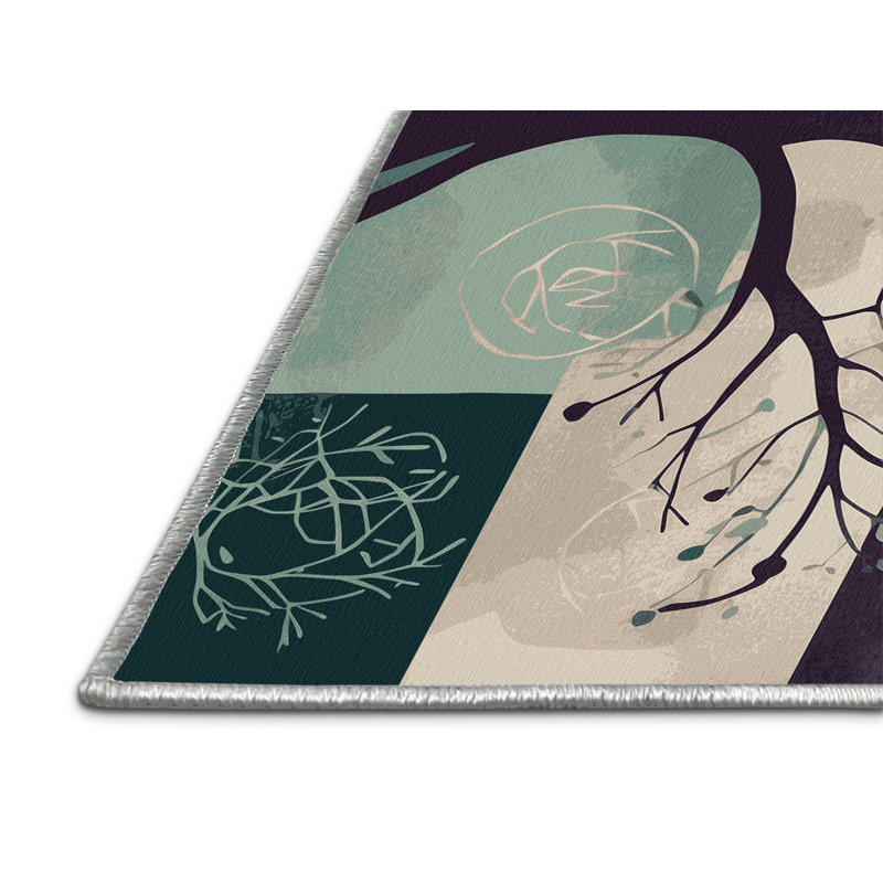 Luminous Overgrowth Rug, Square 8'