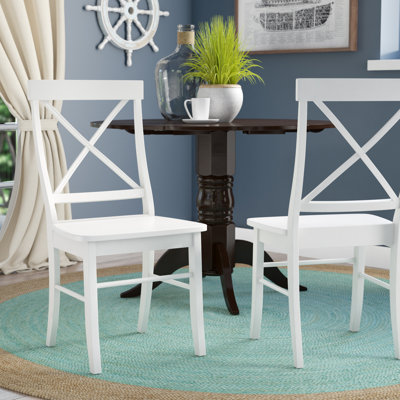 Bellmead Solid Wood Cross Back Side Chair