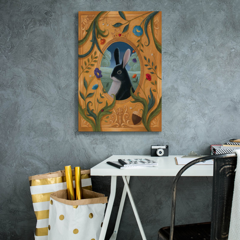 «The Littlest Gardener» par Gina Matarazzo, art mural sur toile, H 26 po x l 18 po x P 0,75 po