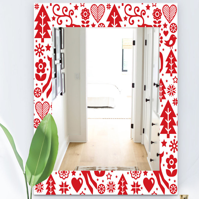 Miroir mural traditionnel, H 39,4 po x l 29,5 po