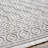 Angadresma Geometric Machine Woven Polyester Area Rug in Gray/Ivory-1860825045