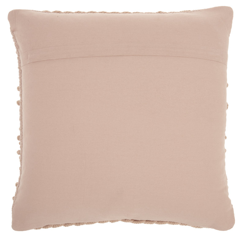  Square Pillow Cover & Insert, Blush