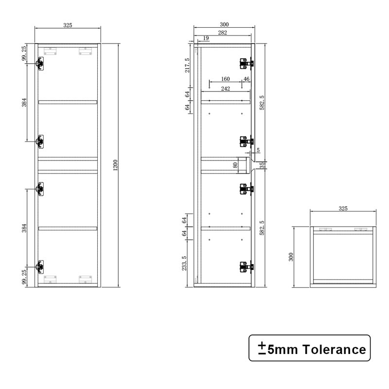 Elles Wall Linen Cabinet