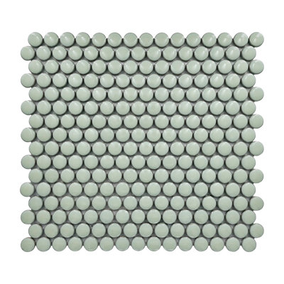 0.75" x 0.75" Porcelain Penny Round Mosaic Wall & Floor Tile
