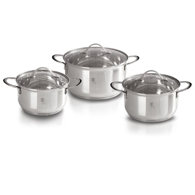 Great Gatherings Stainless Steel 12-Piece Cookware Set