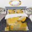 Ensemble de housse de couette moutarde jaune rétro I BeddingMicrofiber / Polyester-1727257927