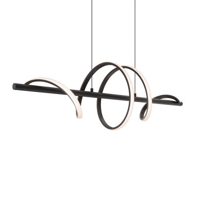 Luminaire suspendu unique à DEL 1 lumière Dakori