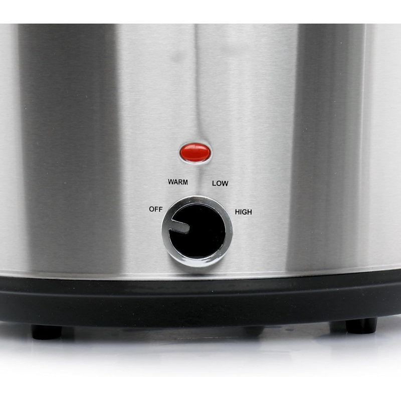 8 Quart Slow Cooker & 0.6 Qt Mini Warmer Set - Electric Crock Pot For Buffet