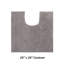 Adrine Micro 100% Polyester Machine Washable Tufted 5 Piece Bathroom Rug Set-512121179