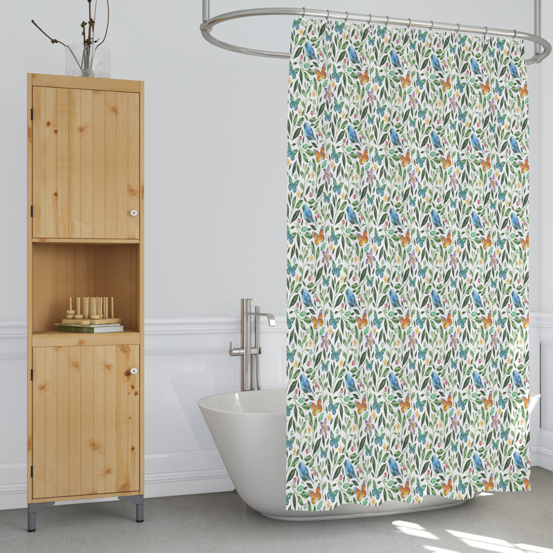 Rideau de douche simple, H 72 po x l 70 po
