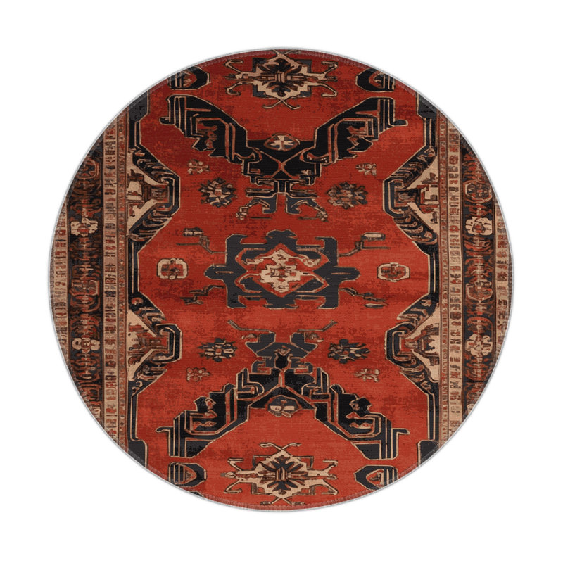 Tapis intérieur et extérieur ArtDeco, Rond 5 pi