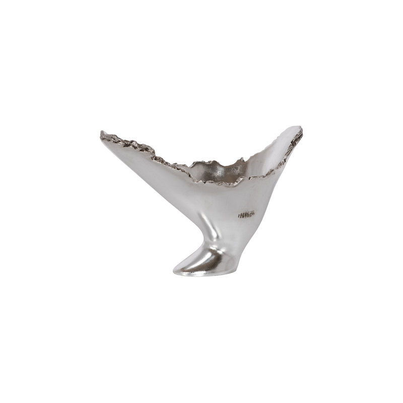 Burled Vase, Silver
