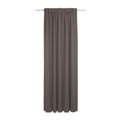 Uni Collection 100% Cotton Room Darkening Curtain Single Panel