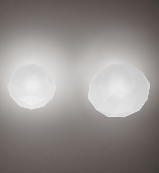 Soffione Flourescent 36-45 Wall/Ceiling Light, 14" x 8"
