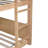 Twin Over Twin Solid Wood House Floor Bunk Bed With Ladder-1212252088