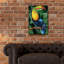 Art mural en verre épique «Toucan» par Tim Jeffs, 16 po x 24 po-117461300