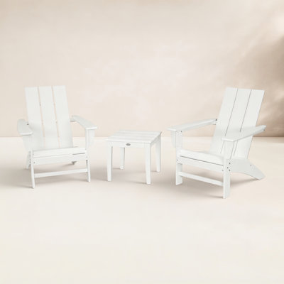 POLYWOOD® Modern Adirondack 2-Person Patio Seating Group