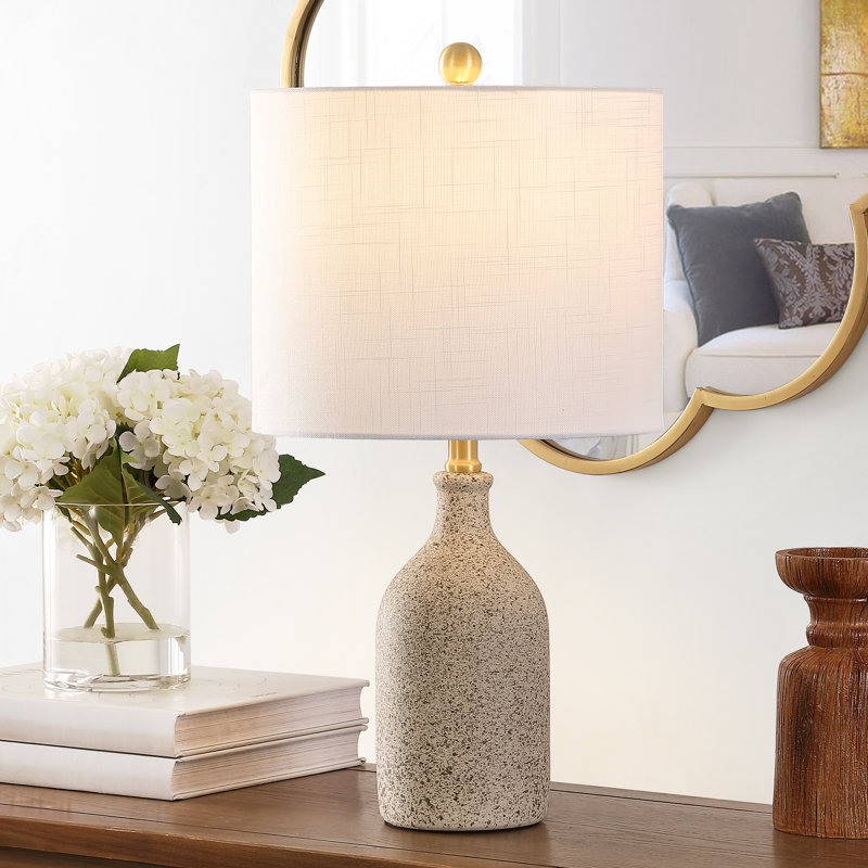 Lampe de table grise 23 po Beatrix