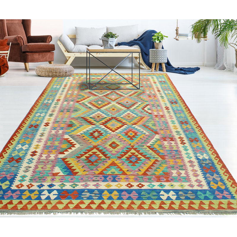 Flatweave Larry Red Rug