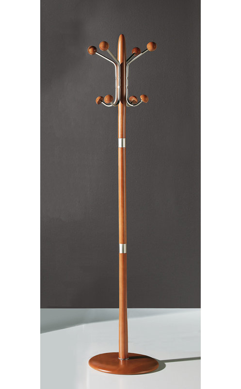 Erin-Lee Solid Wood Freestanding 8 - Hook Coat Rack
