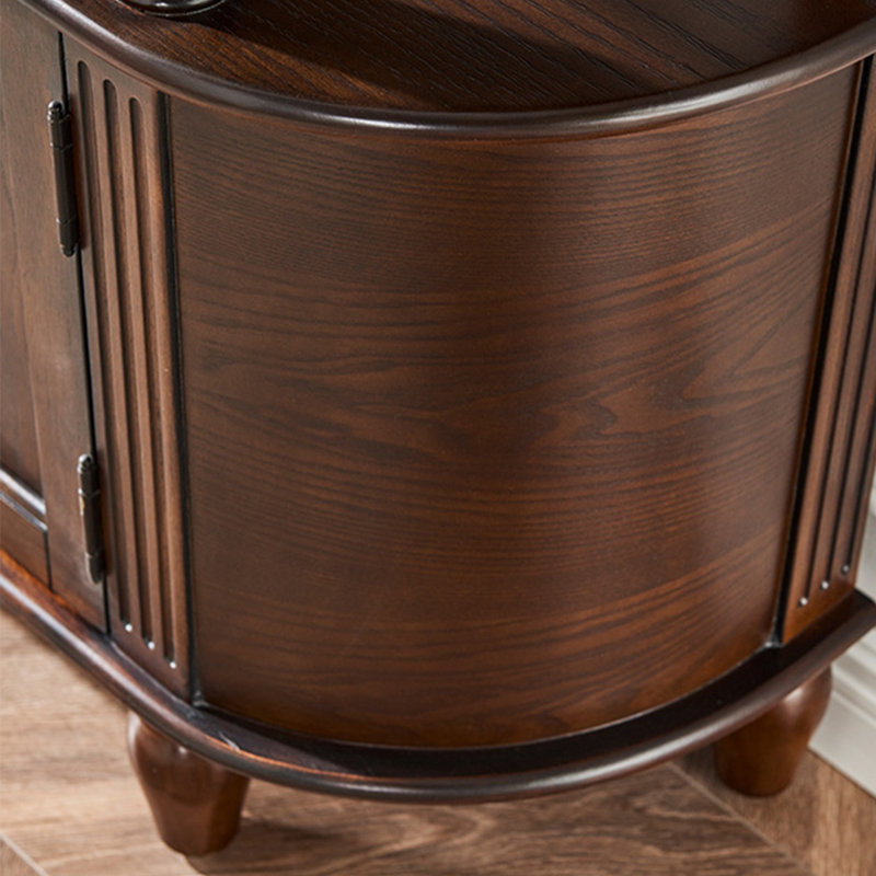 Retro Multifunctional Console Table, 35.43" H x 39.37" W x 13.78" D