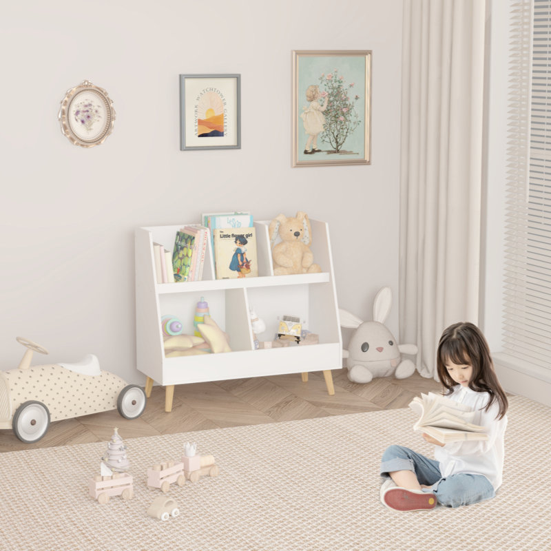 Kids Bookshelf And Toy Organizer