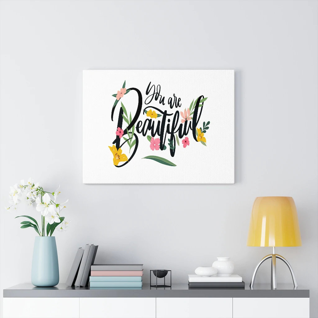 Trinx " You Are Beautiful Wall Art " Wayfair