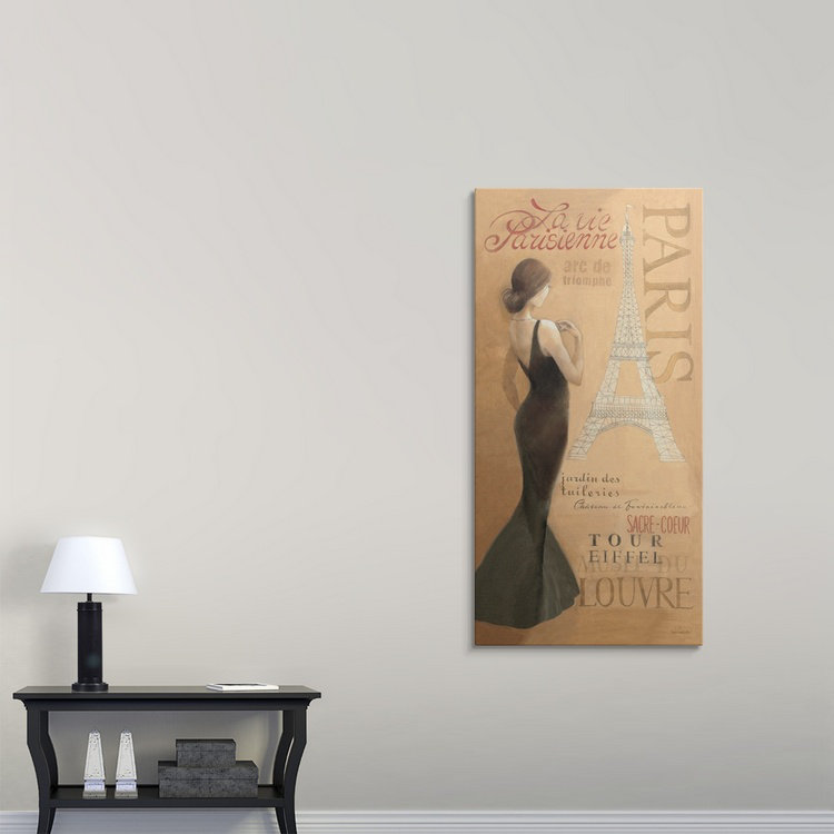« i », reproduction d’impression» albena hristova, Ladies of Paris, H 30 po x l 15 po x P 1,5 po, Toile