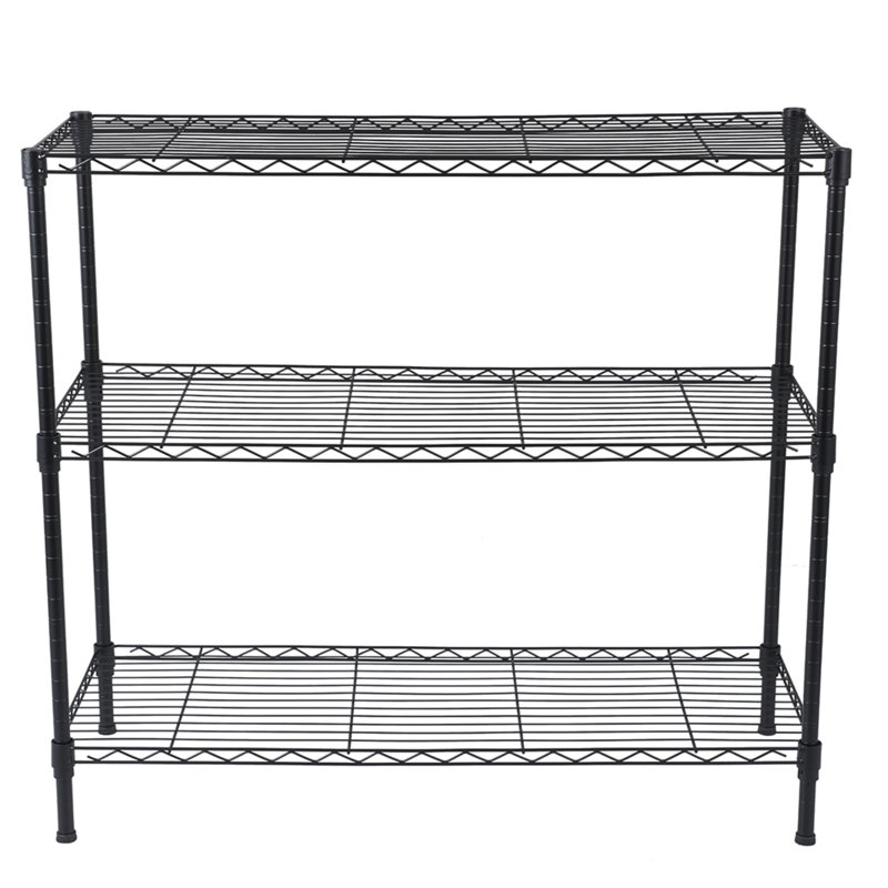 Support de rangement en acier au carbone à assemblage variable, H 31,5 po x l 35,43 po x P 13,78 po