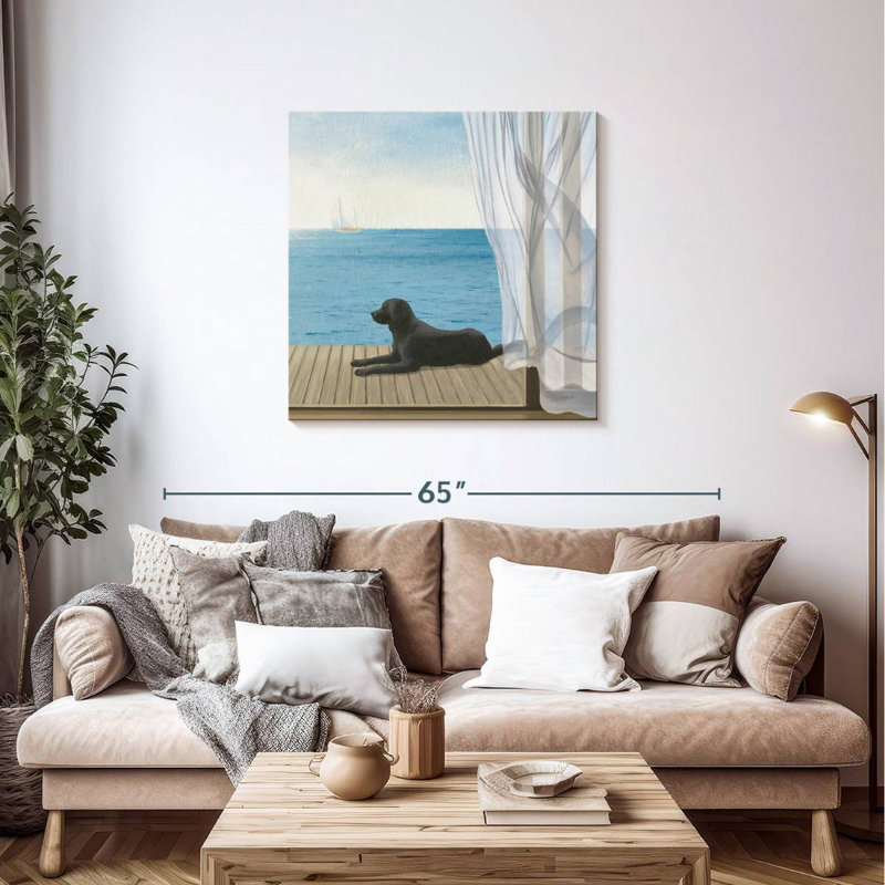 Brampt Coastal Blue Breeze I, H 36 po x l 36 po