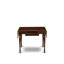 L'ensemble de salle à manger 3 pièces contient une table de cuisine rectangulaire avec Dropleaf et 2 chaises de salle à manger rembourrées en tissu de lin, acajou-1441049896-1441049878