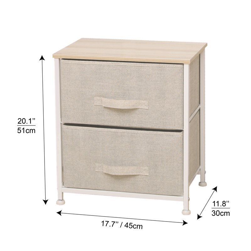 Murtadha 2 Drawer Storage Drawer