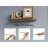 Iva Floating Shelf In Melamine X2 ,Walnut-659957848